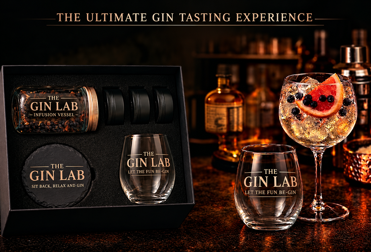 The Gin Lab - 3 Flavour Premium Gin Infusion Kit